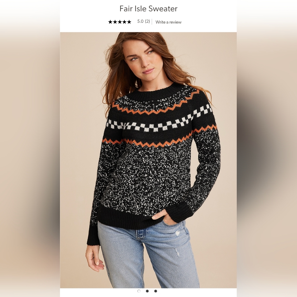 Fair Isle Sweater - Picture 6 of 7